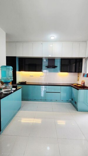 Kitchen in 4 BHK Apartment at Adarsh Greens, Kogilu – for Rent