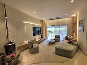 Living Room in 4 BHK Apartment at Embassy Greenshore, Devanahalli – for Sale
