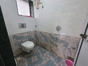 Bathroom in 1 BHK Apartment at Tulshidham Complex, Thane West – for Rent