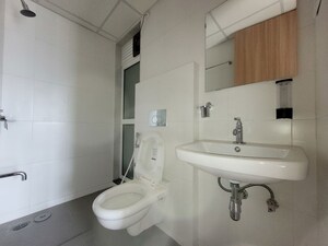 Bathroom in 2 BHK Apartment at Godrej Emerald, Ghodbunder Road – for Rent