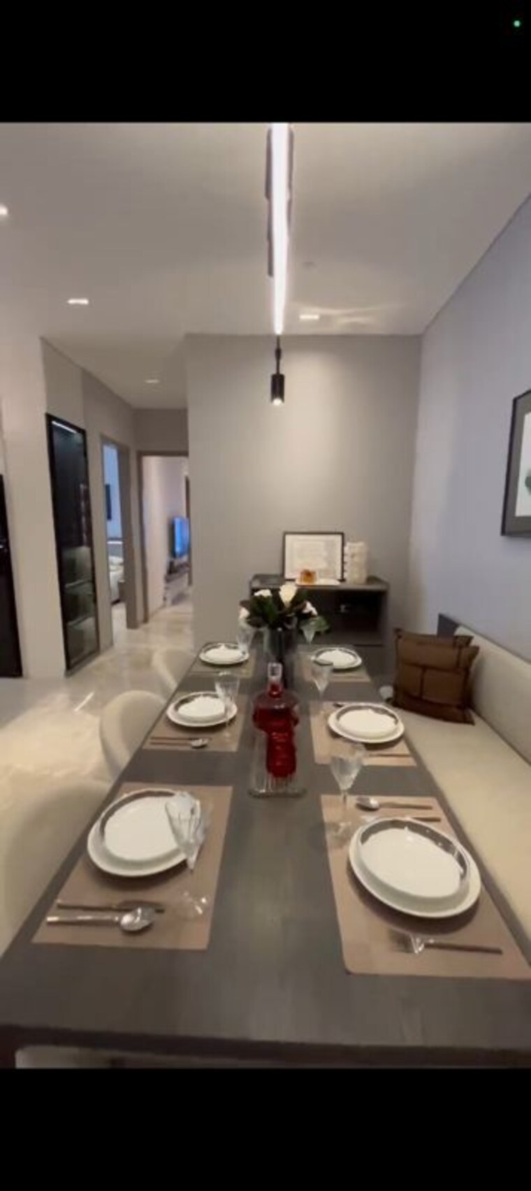 Dining area, rustomjee-verdant-vistas 3 Bedroom 1157 Sq.Ft. Apartment In Majiwada Thane 10562612