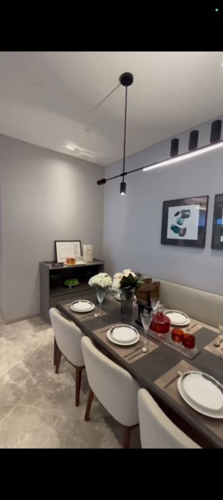 Dining area, rustomjee-verdant-vistas 3 Bedroom 1157 Sq.Ft. Apartment In Majiwada Thane 10562612