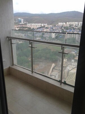 Balcony in 2 BHK Apartment at DB Woods, Goregaon East – for Rent