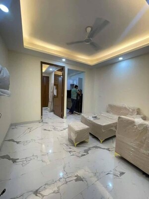 Living Room in 1 BHK Builder Floor at Chattarpur – for Rent