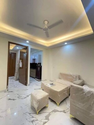 Living Room in 1 BHK Builder Floor at Chattarpur – for Rent
