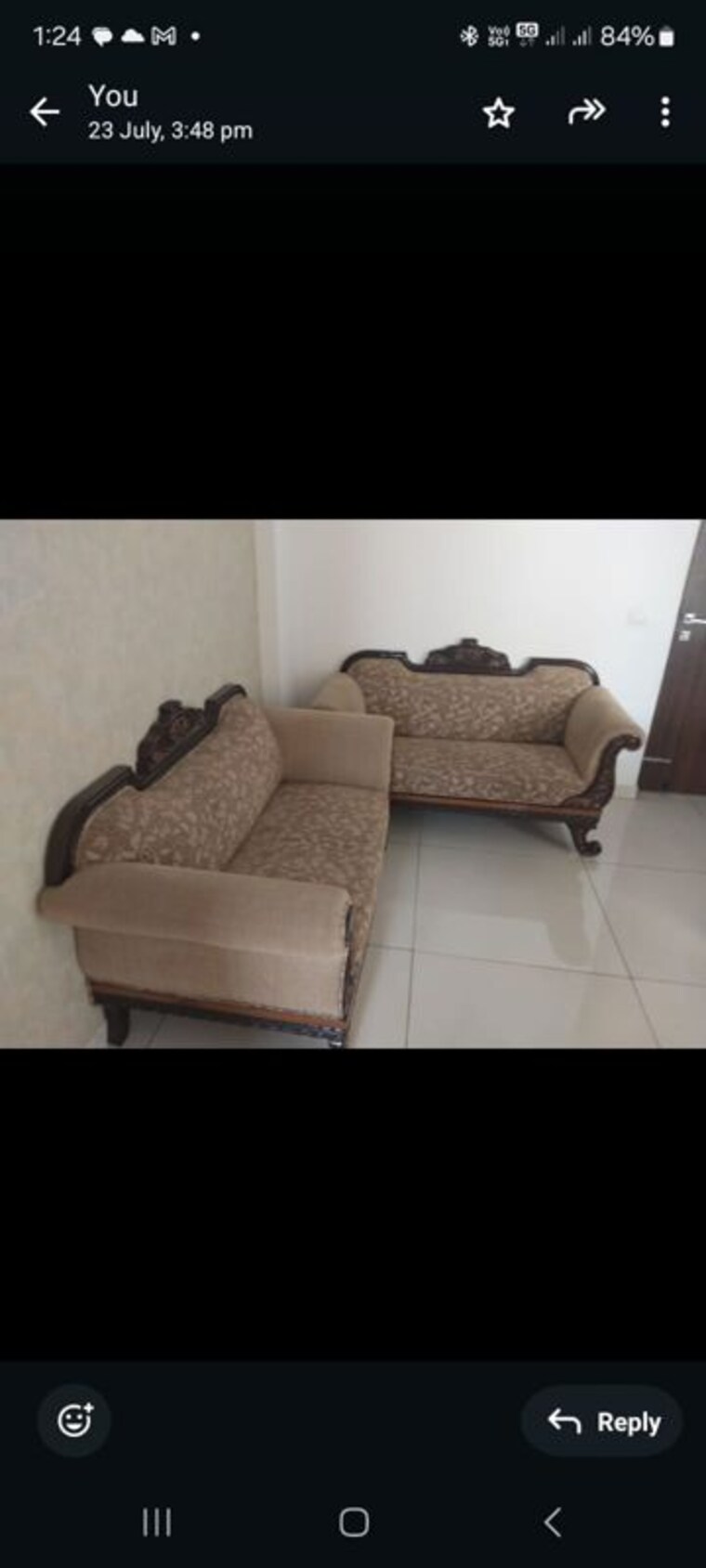 Living Room, barnala-green-lotus-avenue 1 Bedroom 700 Sq.Ft. Apartment In Ambala Highway Zirakpur 10562884