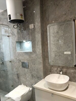 Bathroom in 4 BHK Builder Floor at Emaar MGF Emerald Hills, Sector 65 – for Sale