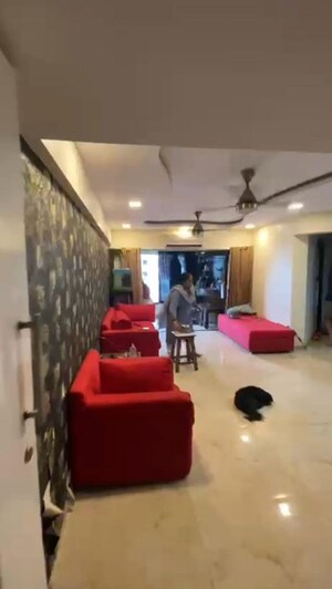 Living Room in 2 BHK Apartment at Maharaja Retreat CHS, Goregaon East – for Rent