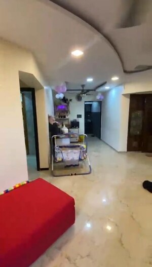 Living Room in 2 BHK Apartment at Maharaja Retreat CHS, Goregaon East – for Rent