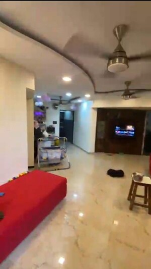 Living Room in 2 BHK Apartment at Maharaja Retreat CHS, Goregaon East – for Rent