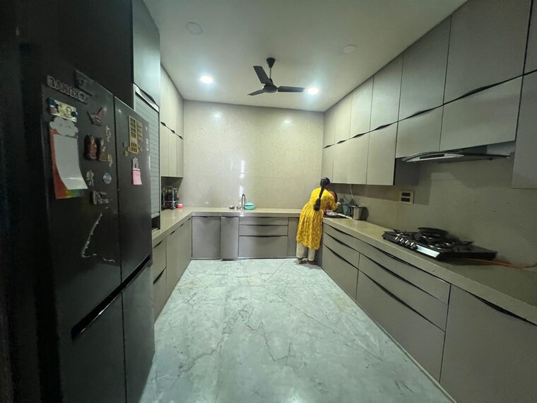 Kitchen, bayview-terraces 5 Bedroom 4200 Sq.Ft. Apartment In Prabhadevi Mumbai 10563273