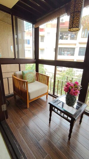 Balcony in 3 BHK Apartment at Brigade Odyssey, Richards Town – for Rent