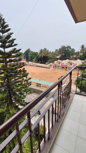 Balcony in 3 BHK Apartment at Brigade Odyssey, Richards Town – for Rent