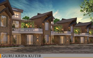 2 BHK Villa – Exterior View View at Chhatikara - for Sale