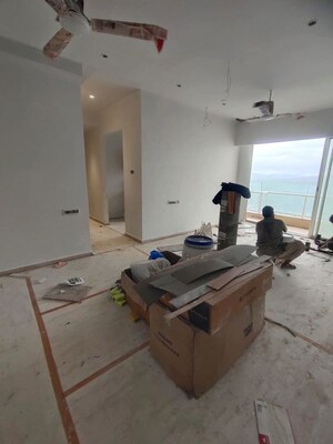 Living Room in 3 BHK Apartment at Omkar Alta Monte, Malad East – for Rent