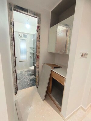 Bathroom in 3 BHK Apartment at Omkar Alta Monte, Malad East – for Rent