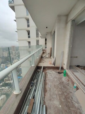 Balcony in 3 BHK Apartment at Omkar Alta Monte, Malad East – for Rent