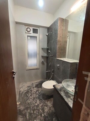 Bathroom in 3 BHK Apartment at Omkar Alta Monte, Malad East – for Rent