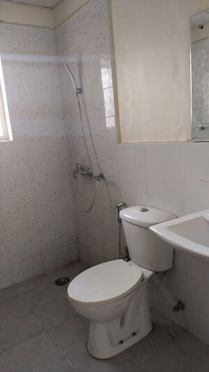 Bathroom in 3 BHK Apartment at Shalimar One World Belvedere Court 3, Gomti Nagar – for Rent