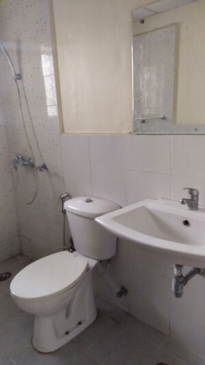 Bathroom in 3 BHK Apartment at Shalimar One World Belvedere Court 3, Gomti Nagar – for Rent