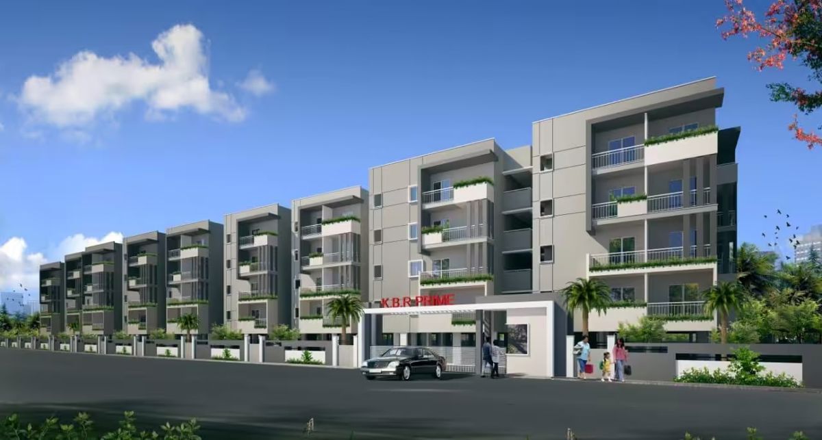 2 BHK + Basement 1045 Sq.Ft. Apartment in KBR Prime
