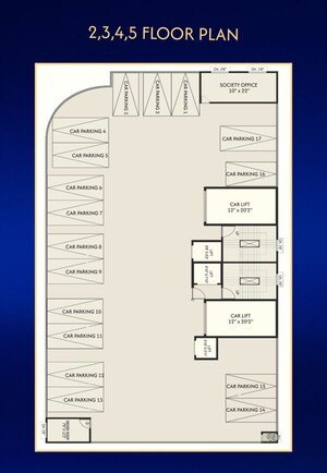 Floor Plan in 2 BHK Apartment at Kalamboli – for Sale