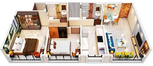 Team Area in 2 BHK Apartment at Swayambhu CHS, Kandivali East – for Sale