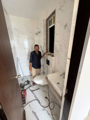 Bathroom in 3 BHK Apartment at Hubtown Rising City, Ghatkopar East – for Rent