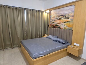Bedroom in 2 BHK Apartment at Lodha Bellagio, Powai – for Rent