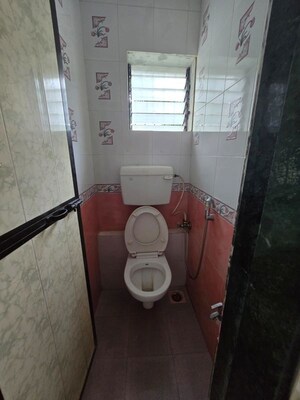 Bathroom in 1 BHK Apartment at Kopar Khairane Sector 22 – for Rent