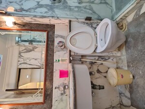 Bathroom in 2 BHK Apartment at Ekta Heights Khar West, Khar West – for Rent