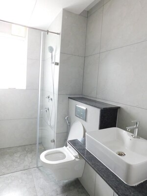 Bathroom in 3 BHK Apartment at Aliens Space Station, Tellapur – for Sale
