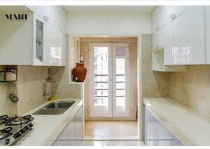 Kitchen in 3 BHK Apartment at Kanakia Paris, Bandra East – for Rent