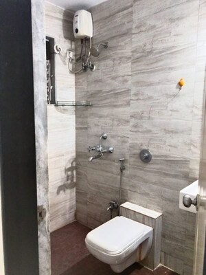 Bathroom in 2 BHK Apartment at Cosmos Classique, Ghodbunder Road – for Rent