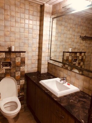 Kitchen in 3.5 BHK Builder Floor at Malviya Nagar – for Rent