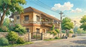  Independent House – Exterior View View at Athwa - for Sale