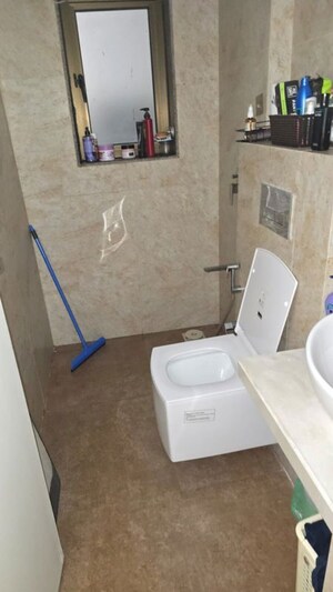 Bathroom in 3 BHK Apartment at Kanakia Silicon Valley, Powai – for Rent