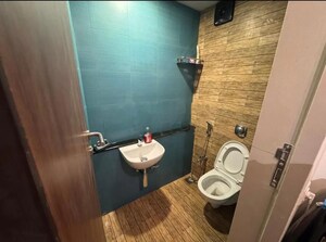 Bathroom in 2 BHK Apartment at Lodha Crown Quality Homes, Majiwada – for Rent