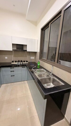 Kitchen in 3 BHK Apartment at Adani Ten BKC, Bandra East – for Rent