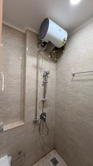 Bathroom in 3 BHK Apartment at Adani Ten BKC, Bandra East – for Rent