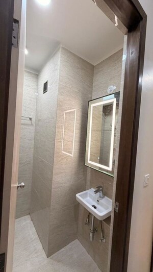 Bathroom in 3 BHK Apartment at Adani Ten BKC, Bandra East – for Rent