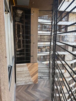 Balcony in 3 BHK Apartment at Kalpataru Hills Phase II, Manpada – for Rent