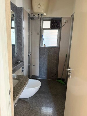 Bathroom in 3 BHK Apartment at Kalpataru Hills Phase II, Manpada – for Rent
