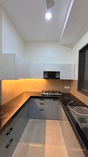 Kitchen in 3 BHK Apartment at Adani Ten BKC, Bandra East – for Rent