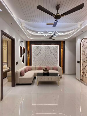 Living Room in 3.5 BHK Builder Floor at Uttam Nagar – for Sale