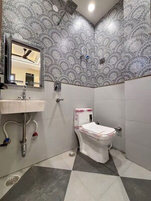 Bathroom in 3.5 BHK Builder Floor at Uttam Nagar – for Sale