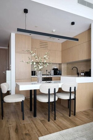 Kitchen in 2 BHK Apartment at Dosti West County Phase 4 Dosti Pine, Balkum Pada – for Sale