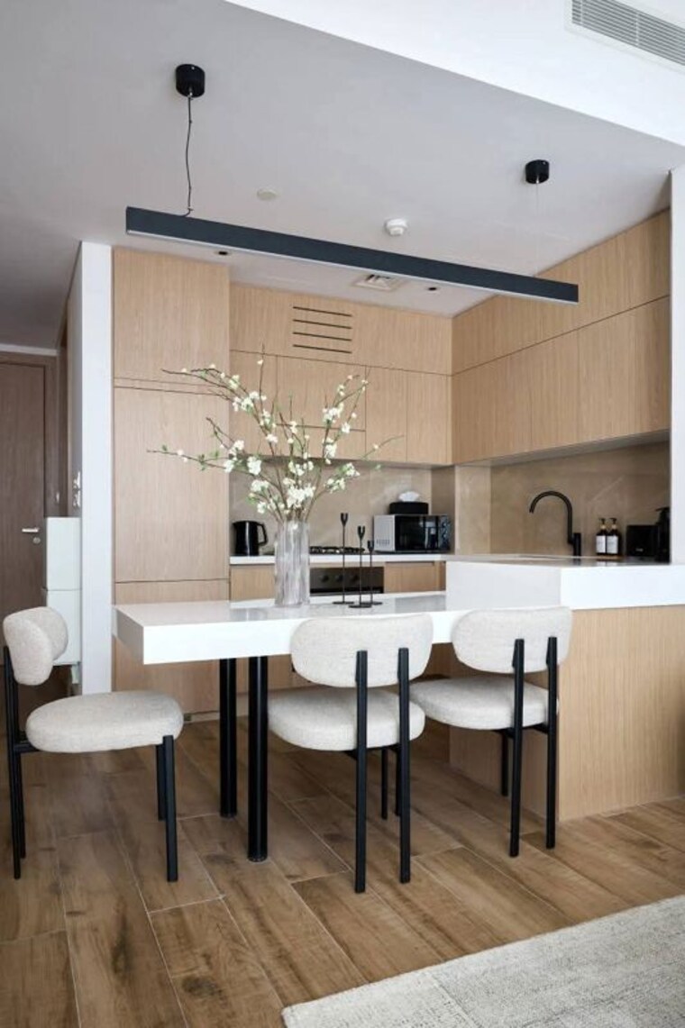 Kitchen, dosti-west-county-phase-4-dosti-pine 2 Bedroom 695 Sq.Ft. Apartment In Balkum Pada Thane 10564471