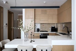 Kitchen in 2 BHK Apartment at Dosti West County Phase 4 Dosti Pine, Balkum Pada – for Sale