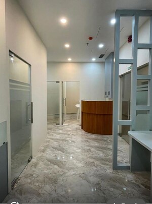 Bathroom in  Office Space at Mani Casadona, New Town – for Rent
